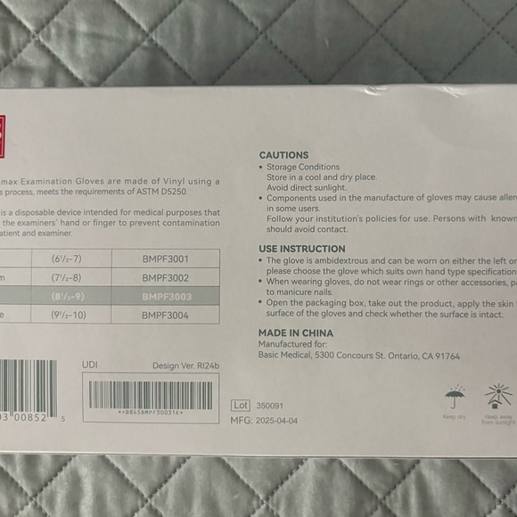 Vinyl Synmax Blue Exam Gloves - Size L
100 qty per box, 2 Boxes “NWT” Brand New - Picture 3 of 6